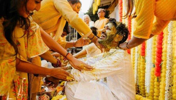 Haldi Ceremony Photoshoot